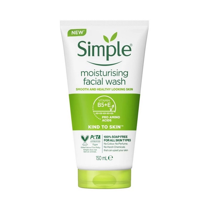 عکس 1: ژل شستشو سیمپل Simple مرطوب کننده مدل Moisturising انواع پوست حساس 150 میل -12%