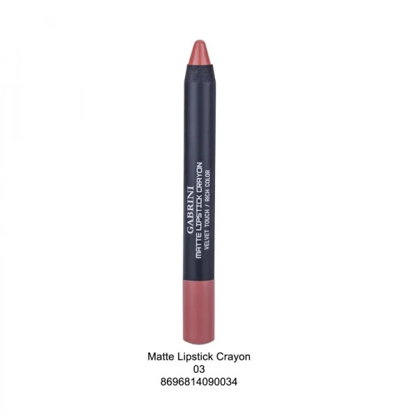 عکس 4: رژ لب مدادی گابرینی مدل Matt Lipstick Crayon