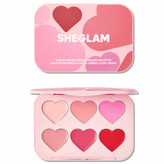 عکس 1: پالت رژگونه و رژلب کرمی شیگلم مدل قلبی FLUSH CRUSH CREAM BLUSH PALETTE