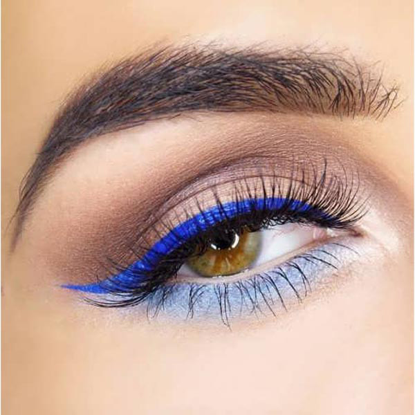 عکس 3: خط چشم آبی گلدن رز Golden Rose Cat Eyes Eyeliner Blue
