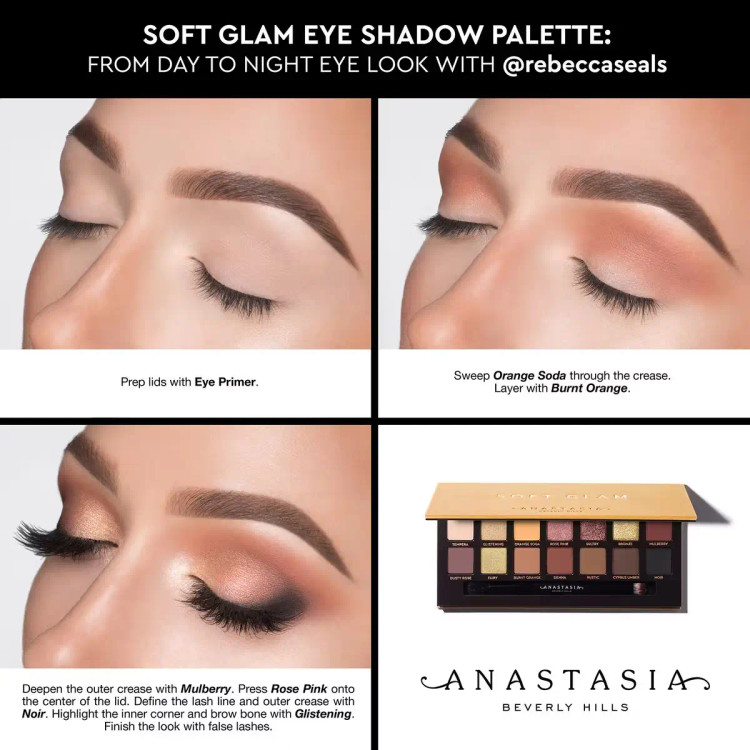 عکس 4: پالت سایه چشم آناستازیا سافت گلم اصل | Anastasia soft glam