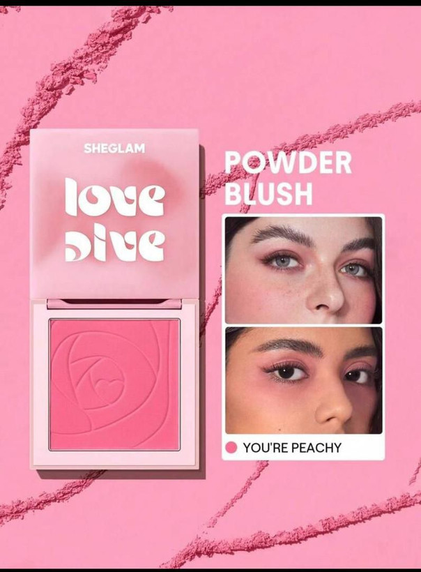 عکس 3: رژگونه پودری و مات شیگلم SHEGLAM