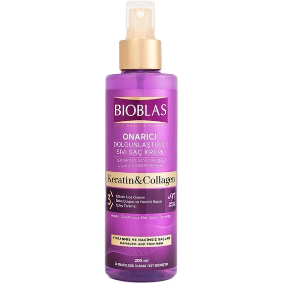 عکس 1: اسپری دو فاز مو ضد ریزش بیوبلاس Keratin&Collaggen