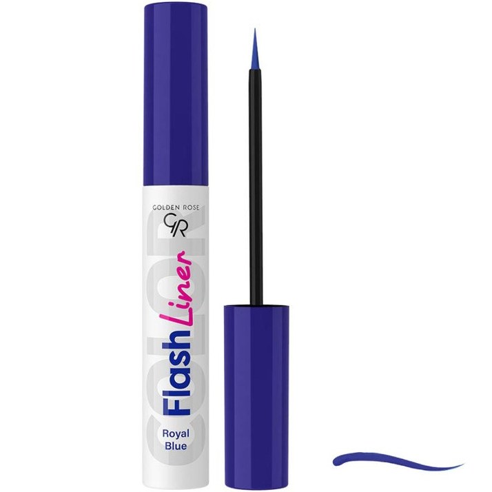 خط چشم رنگ آبی گلدن رز مدل Flash Liner حجم 3.5 میلی لیتر