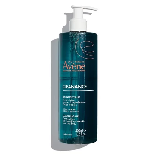 ژل شستشو اون Avene مدل Cleanance پوست چرب حجم 400 میل