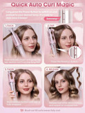 دستگاه فرکننده مو کرلی شیگلم سایز 25 رنگ صورتی SHEGLAM Cupid’s Charm One Touch Instant Curler ۹,۰۰۰,۰۰۰