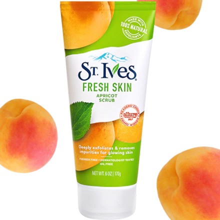 اسکراب سینت ایوز فرش اسکین عصاره زردآلو fresh skin